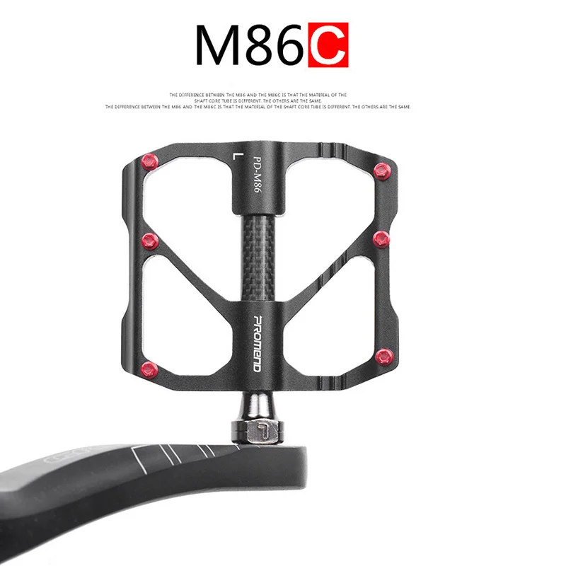 

Ultralight Bicycle Pedals Mountain Road Bike Carbon Fiber Bearing Pedal Bicycle 3 Palin Anti-slip Pedal Riding Accessories