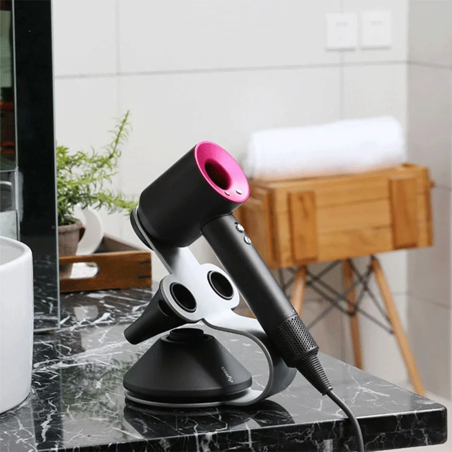 

Hair Dryer Holder Compatible with Dyson Supersonic, Aluminum Alloy Bracket Holder, Bathroom Organizer for Dyson Supersonic Hair