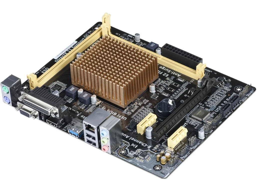 Встроенная Материнская плата для процессора ASUS J1900M-A Socket Intel Celeron J1900 SATA II USB3.0 PCI-E X16