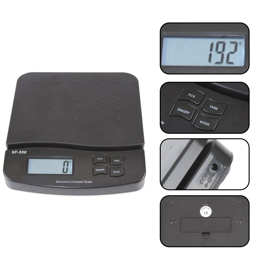 

25kg/1g 55lb Digital Postal Shipping Scale Electronic Postage Weighing Scales with Counting Function 2021Hot Selling
