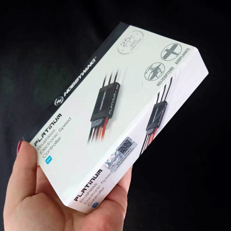 

Hobbywing Platinum RC вертолет самолет 25A V4 3-6S бесщеточный ESC с BEC