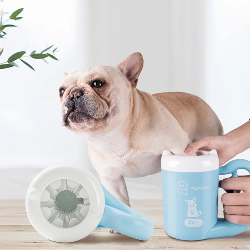Hipidog официальная Мягкая силиконовая Щетка для собак очиститель ног шайба лап