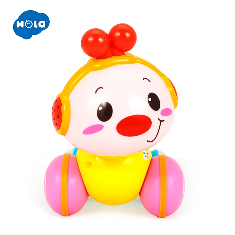 HOLA TOYS 997 бегущий червь прекрасный музыкальный Brinquedos Bebe пресс функция с музыкой и