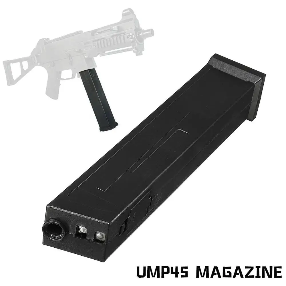 Черный магазин ABS для Jinming Gen 8Th M4A1 UMP45 MP5 SKD G18 HK416 RX617 гелевые бластеры игрушечные