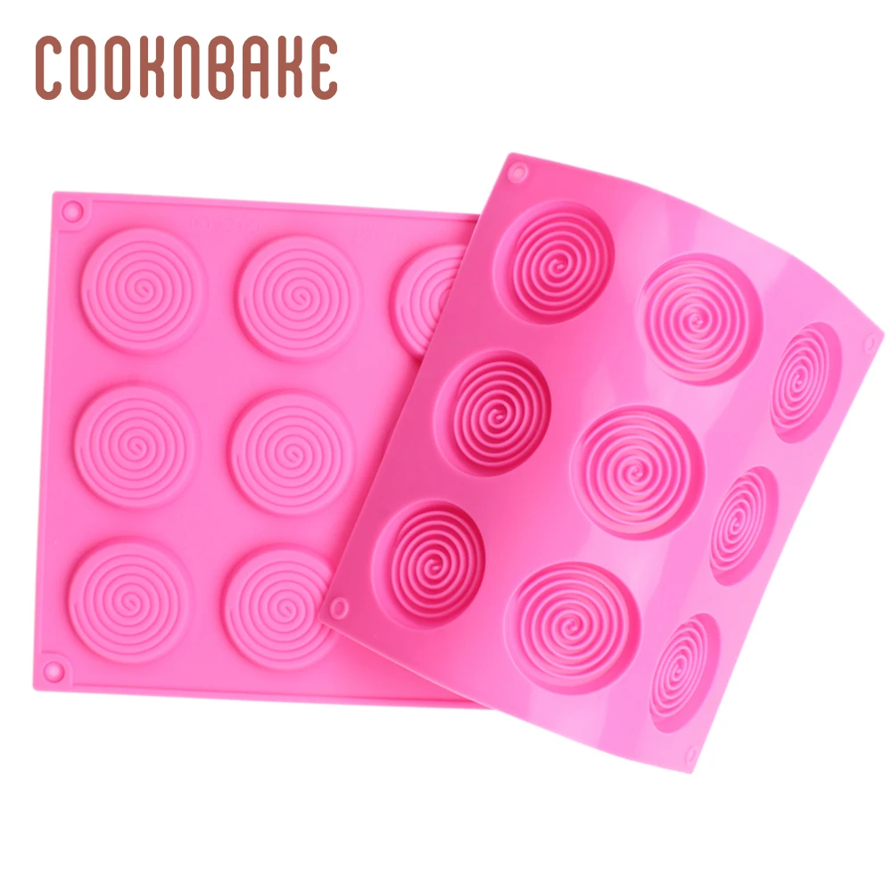 COOKNBAKE силиконовая форма для торта мыла круглая конфет печенья большая хлеба