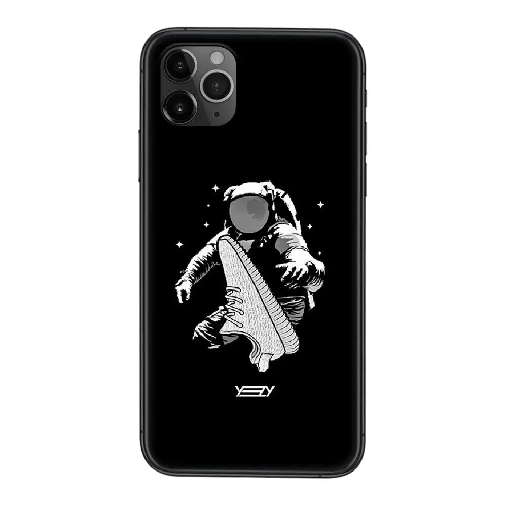 Черный Задний силиконовый чехол Kanye Boost 350 500 700 подходит для Redmi K40 9C Nfc 9A 8A 7A K30S K30 Pro