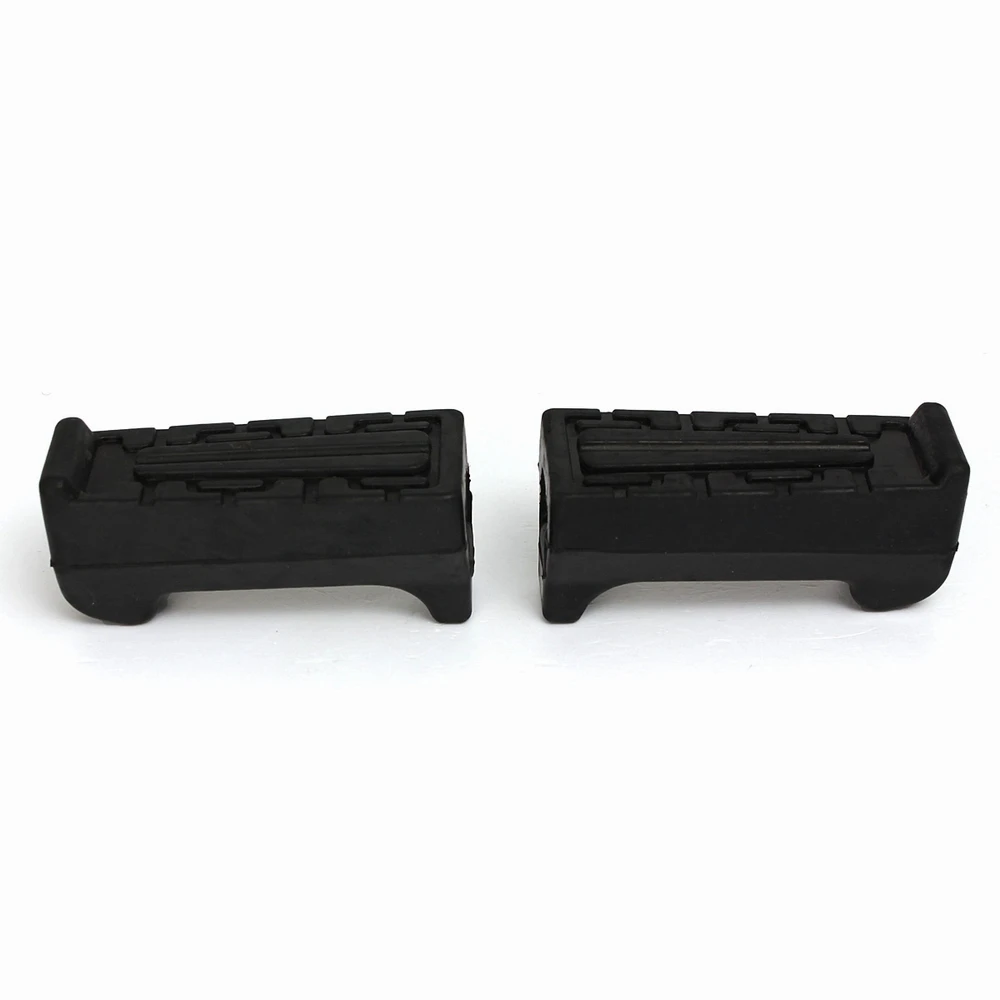 Пара передних ног мотоцикла Peg Rubbers Подножка для Yamaha YBR 125 черный|Подставки под