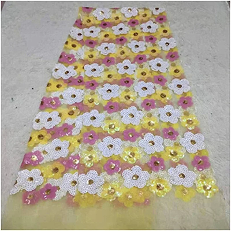 Африканская сетка блестящая 5 ярдов последние нигерийские кружева 2019