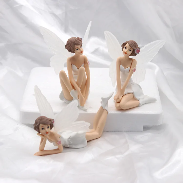 

3PCS Beautiful Fairy Models 9-15cm Girls Toy Birthday Gift Cake Decoration