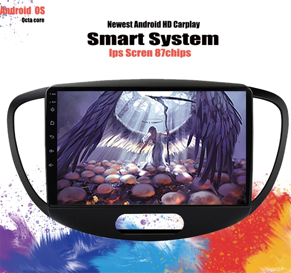 4G LTE Android 10.0 For HYUNDAI i10 2007 -2013 Multimedia Stereo Car DVD Player Navigation GPS Radio 6+128GB Head Unit