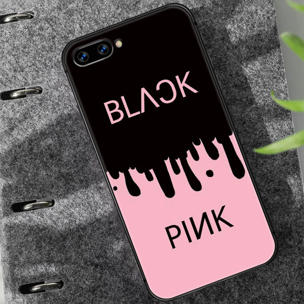 

BLACKPINKs Kpop Phone Case Cover Hull For HUAWEI honor 7a 8 8s 8a 8x 9 9x 10 20 i Lite Pro black Back Luxury Waterproof Silicone
