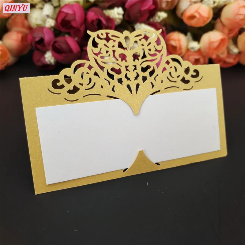 50 шт. винтажные настольные карты с номером свадебные украшения на день рождения