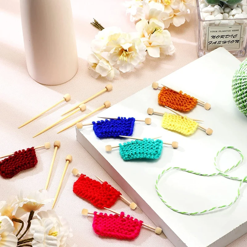 20 шт. спицы для вязания из бамбука 6 мм | Мебель