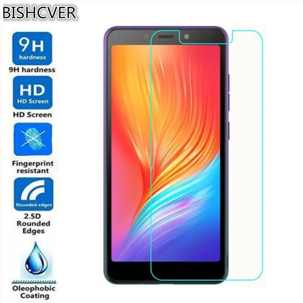 Закаленное стекло для Tecno POP 2S защитное 2.5D 9H закаленное премиум класса пленка