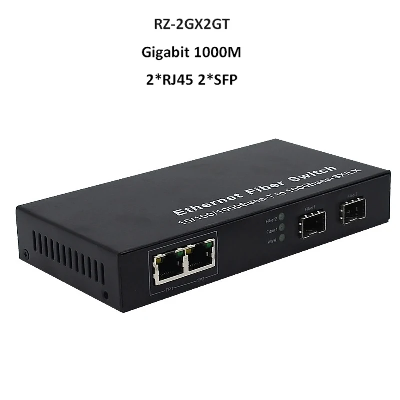 

Лидер продаж, волоконно-оптический трансивер, 2 порта SFP, 2 медиаконвертер RJ45, 20 км, внешний источник питания, волоконный коммутатор Trans 10/100/1000 ...