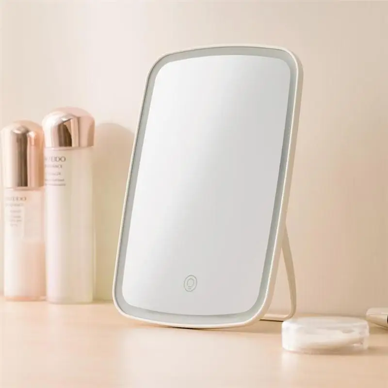 Original xiaomi Mijia Intelligent portable makeup mirror desktop led light folding dormitory | Электроника