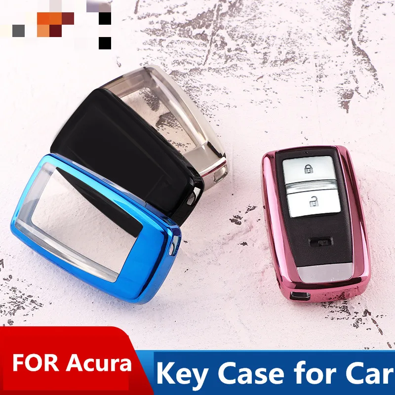 

Key bag TPU soft key case key ring buckle for Acura 19 RDX/CDX/MDX/TLX-L