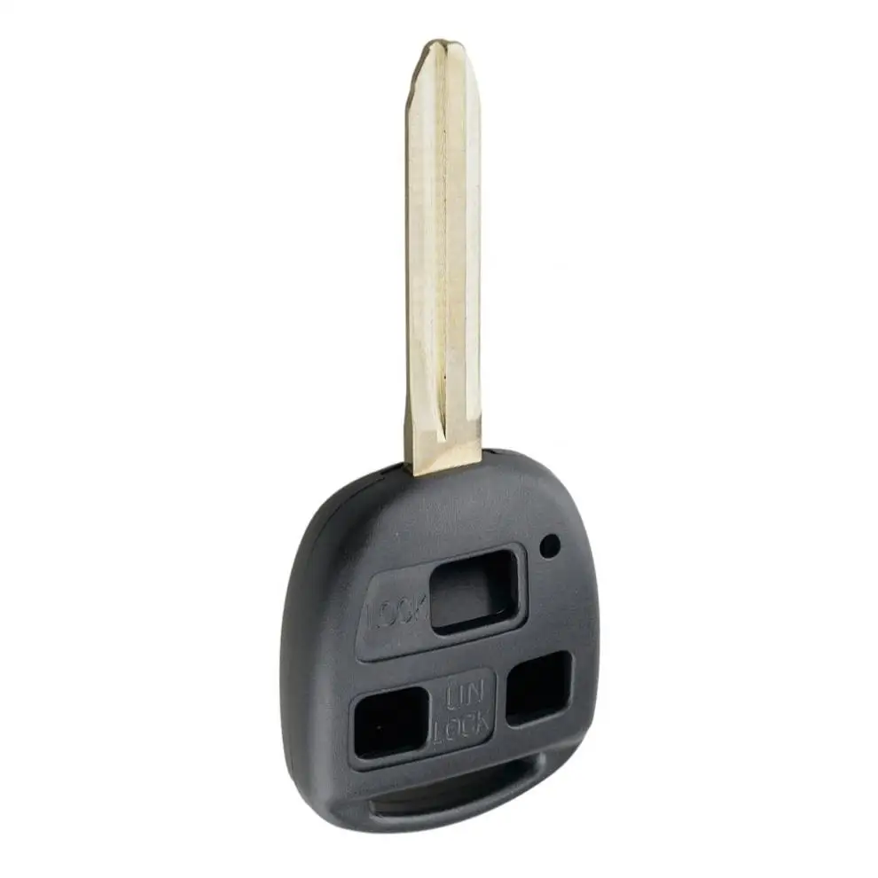 

3 Buttons Car Key Fob Case Shell Replacement Remote Cover Fit for Toyota Yaris New