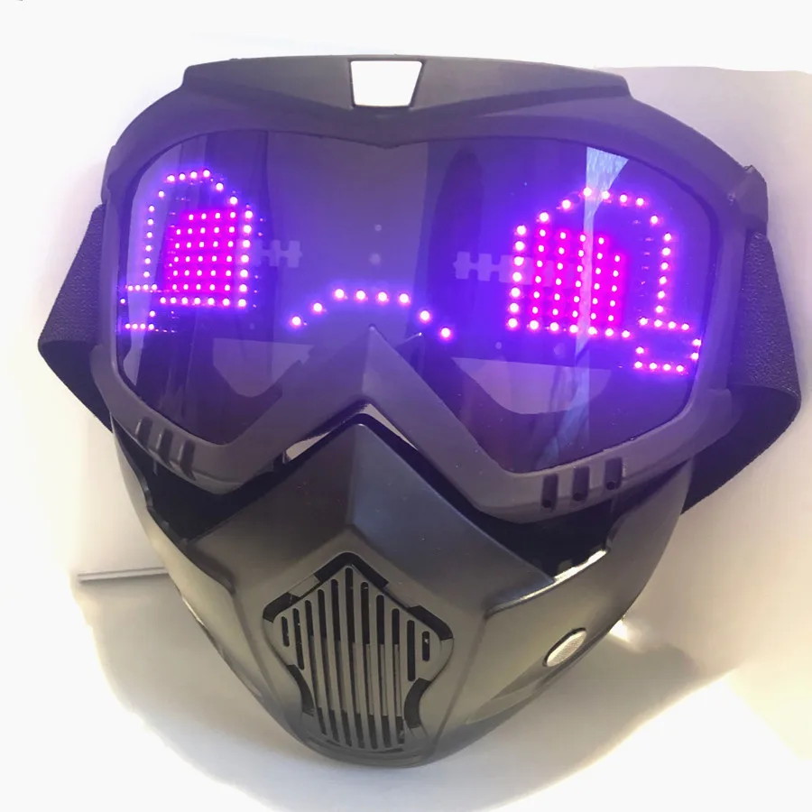 Светодиодные лыжные очки для вечеринки карнавала с RGB-подсветильник кой | Дом и