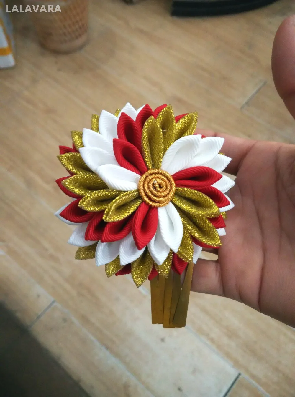 LALAVARA индивидуальный заказ японская Maiko Вуалетка для волос шпильки Свадебные kanzashi с металлическими аксессуарами