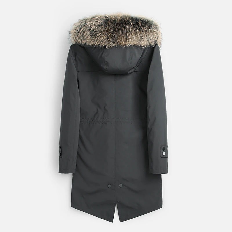 DK 2019 новая енотовидная собака меховой воротник подкладка настоящий натуральный