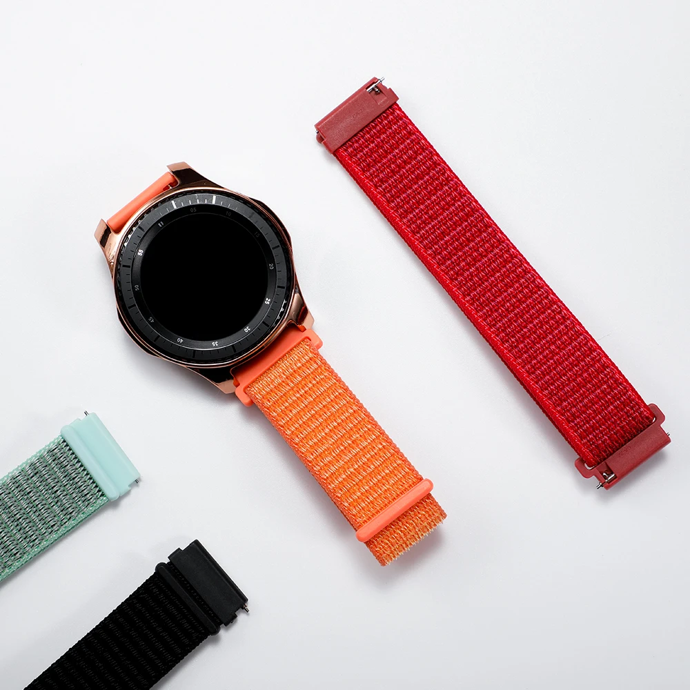 Lerxiuer gear S3 Frontier Band+ чехол для samsung Galaxy watch 46 мм 42 мм ремешок 20 мм 22 мм ремешок для часов нейлоновый браслет аксессуары