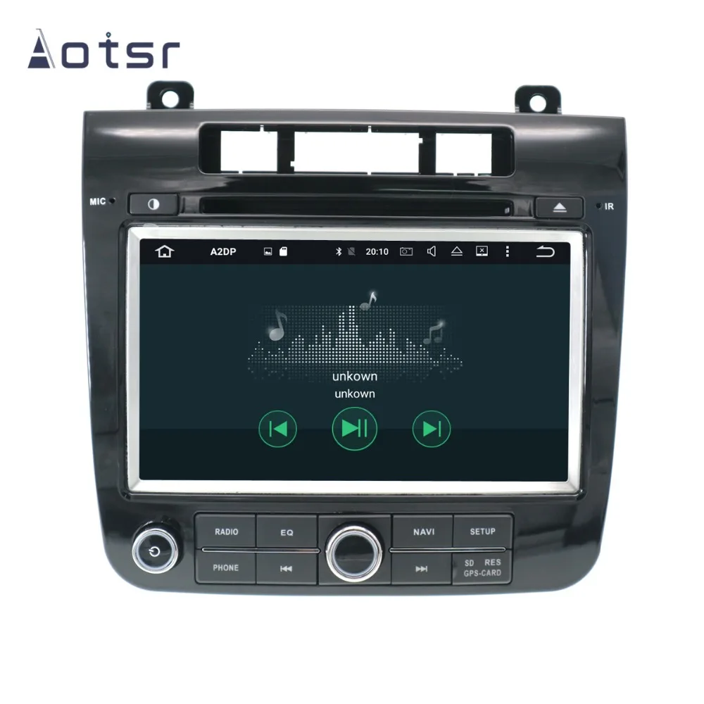DSP Android 9,0 автомобильный DVD мультимедийный плеер gps навигация для VW Touareg 2010- Авто Радио Стерео головное устройство магнитофон 64 г