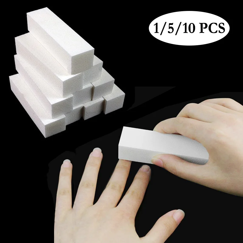 Полировальные пилки для ногтей шлифовальный блок инструмент педикюра маникюра