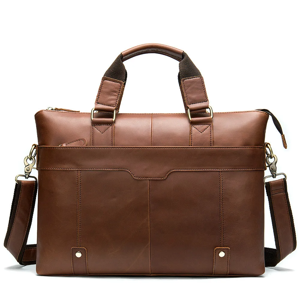 

Мужской портфель из 100% натуральной кожи, мужская сумка для ноутбука, натуральная кожа, мужские сумки-мессенджеры, Мужские портфели для бизн...