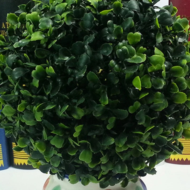 Имитирующий пластиковый зеленый шар из искусственной травы украшение для дома