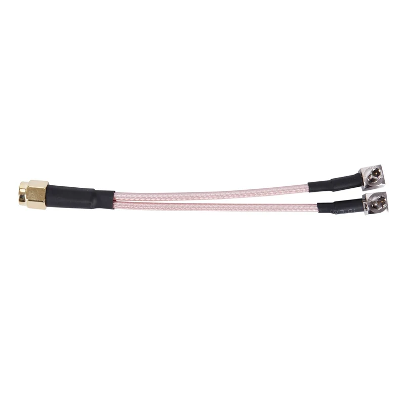Новейший RP SMA штекер для 2х TS9 RA Y Тип косичка кабель RG316 10 см 3G USB модема