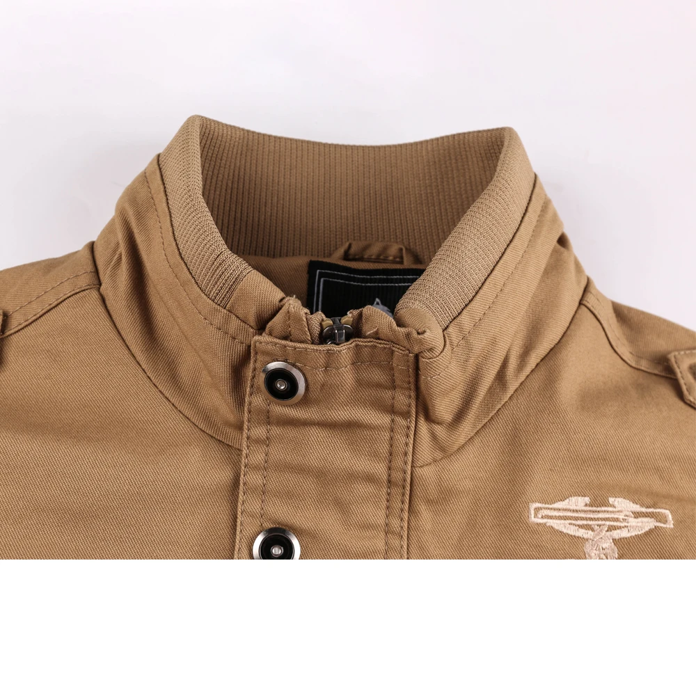 Мужская тактическая куртка бомбер осенняя хлопковая карго пальто MA 1 стильная