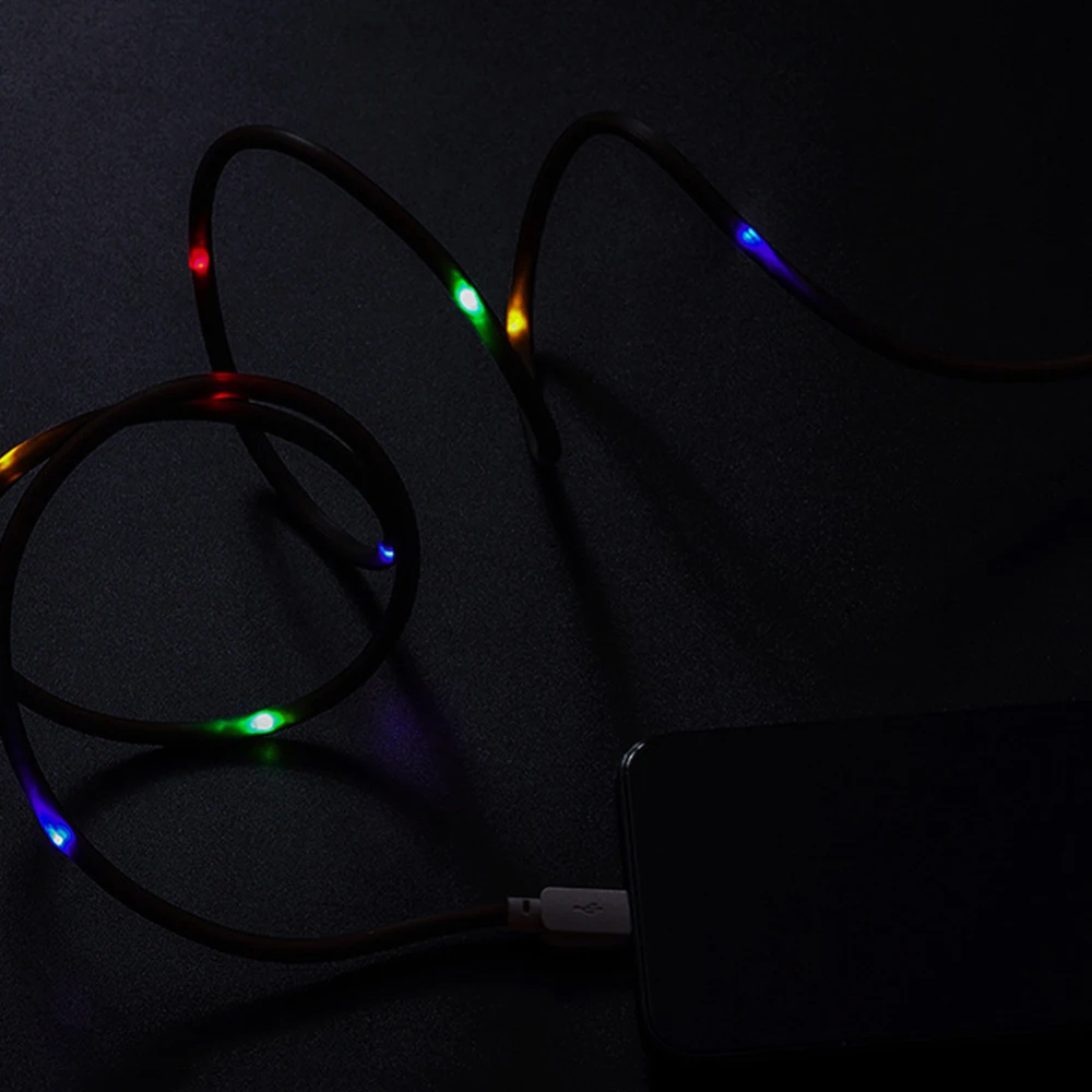 Регулятор громкости светодиодный кабель данных usb зарядный для телефона type C