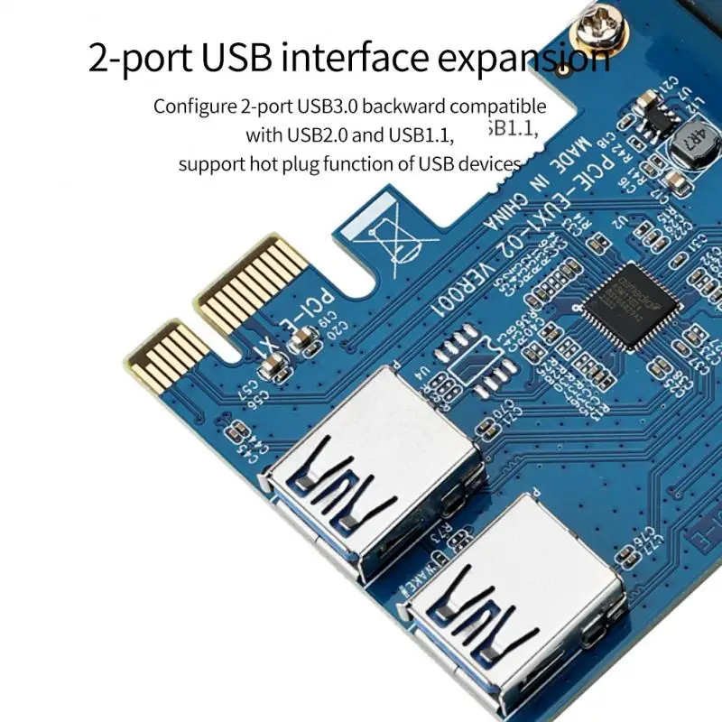 PCI-E 1 turn 2 PCI Express 1X Слоты Райзер карта Mini ITX поворотный внешний 3 слота адаптер PCIe