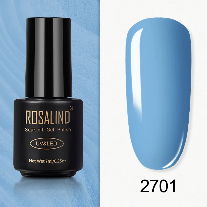 

ROSALIND Gel Nail Polish AC Colors Professional UV LED Salon Nails Art Gels Varnish Soak Off Semi Permanent Nail Lacquer