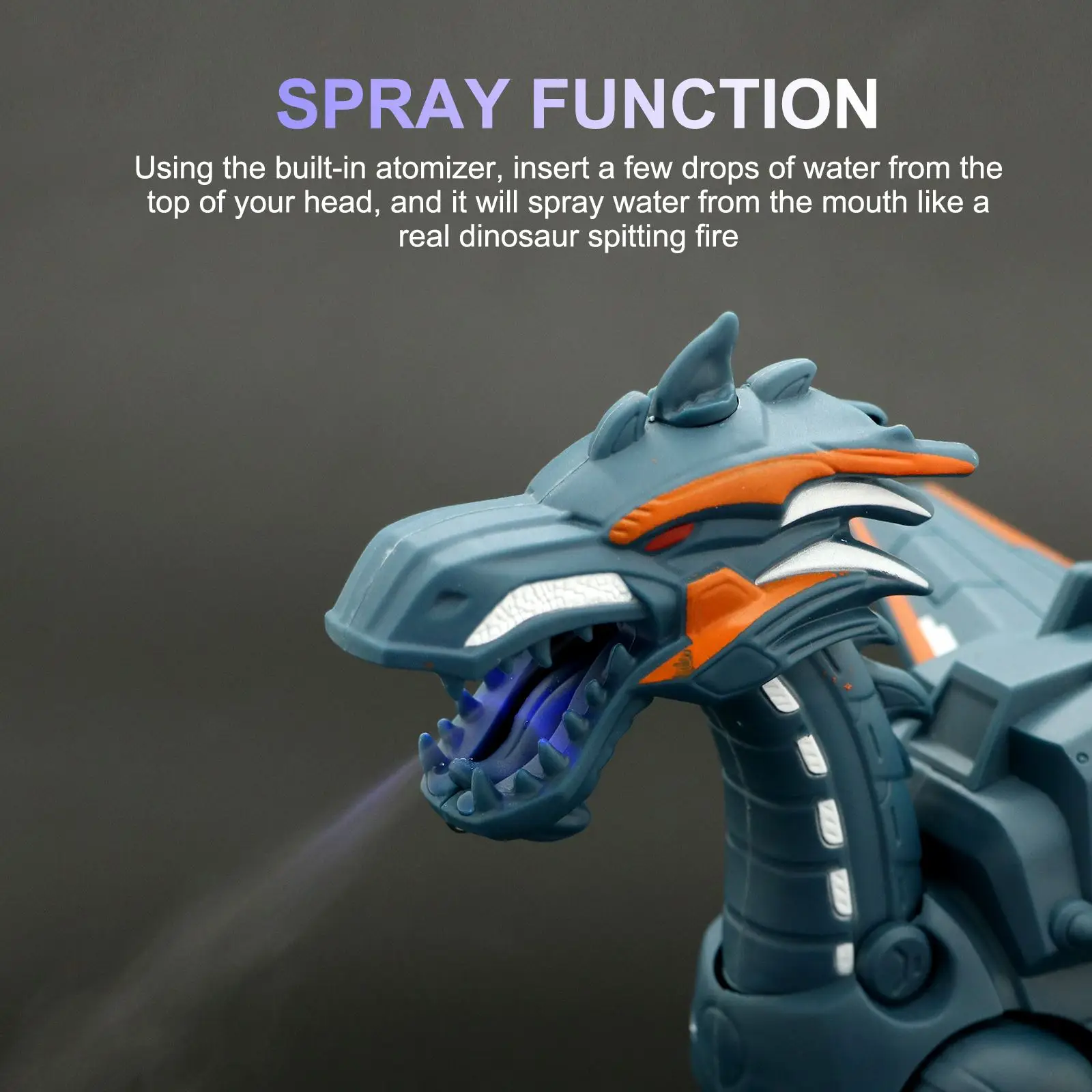 Имитация интеллектуального динозавра распылитель динозавр игрушка электронная