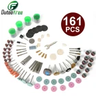 161 шт.лот инструменты для деревообработки полировка для мини-дрели гравер аксессуары для Dremel набор аксессуаров для электроинструмента