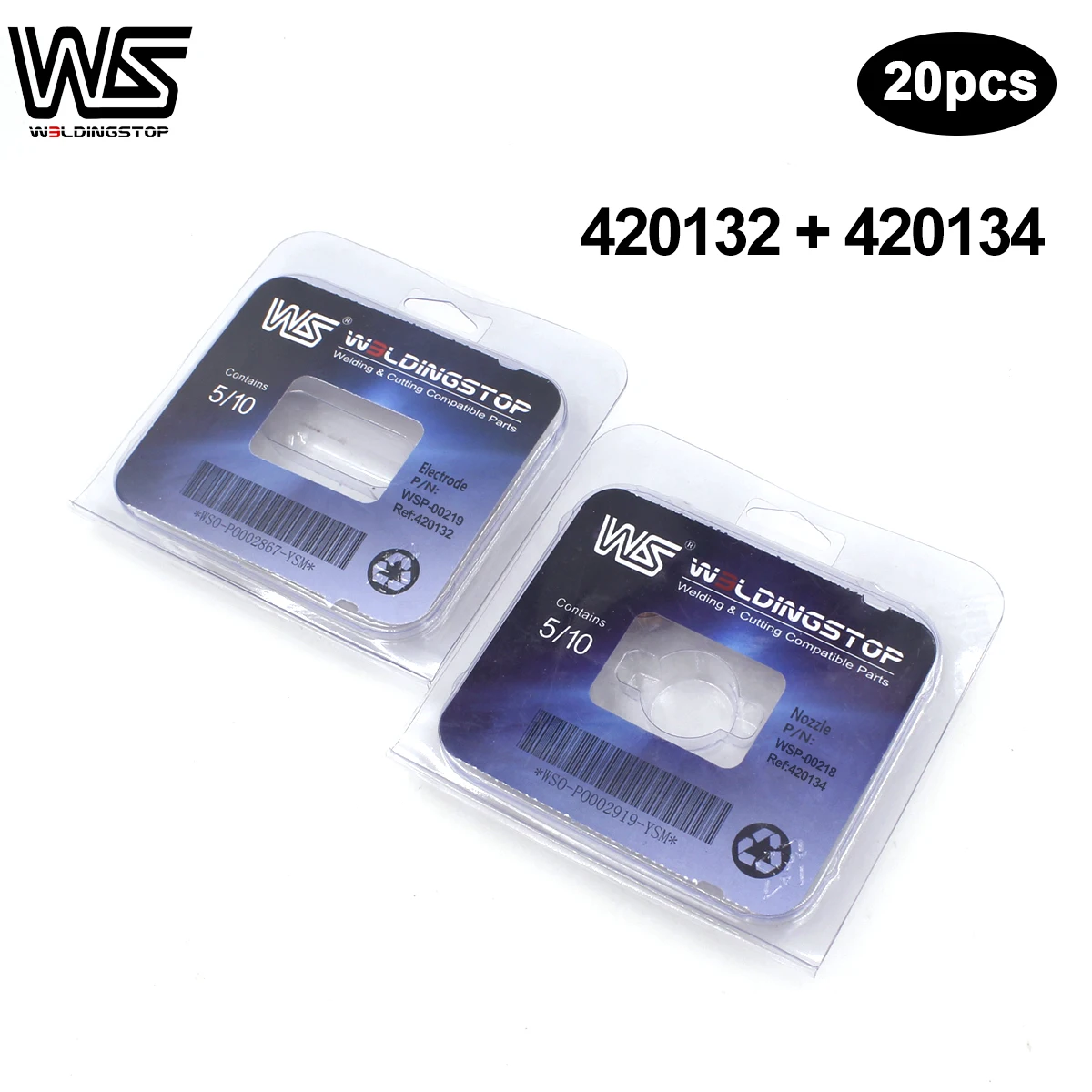 Наконечники сопла WS 420134 + 420132 AIR T30 электроды Pwmx 30 расходные материалы для