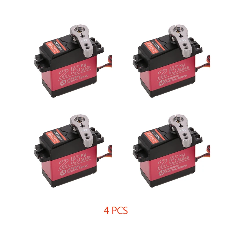 1451020 шт dsservo ds3225 25 кг 180 градусов металл