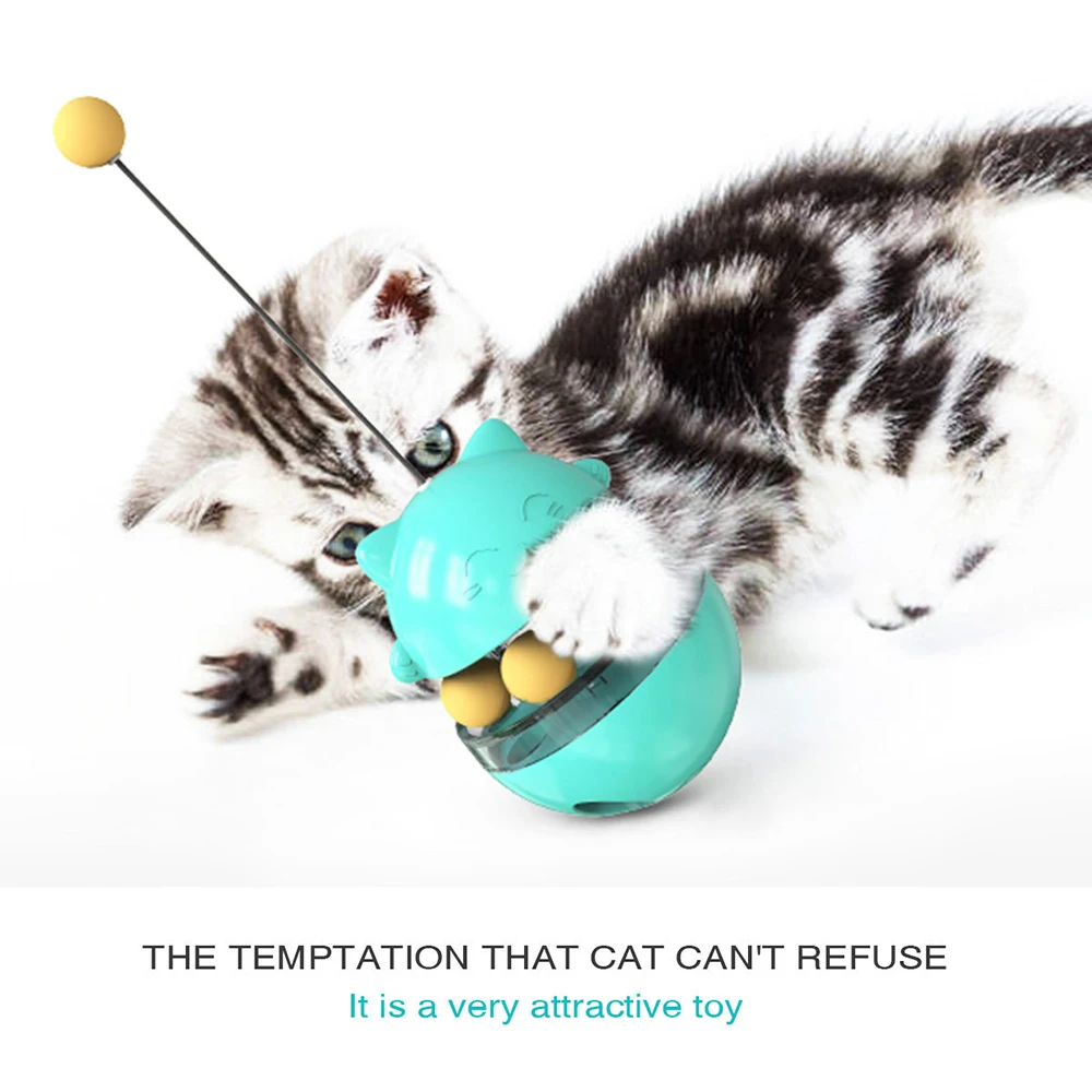 

Cat Toy Interactive For Cats Products For Pets Tumbler Cat Toy Ball For Cat Kitten Pet Supplies Leaking Food Training