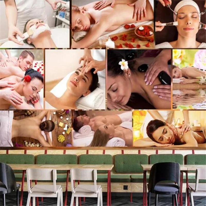 Пользовательские настенные 3d фотообои красота похудение здоровье ТВ фон уход за