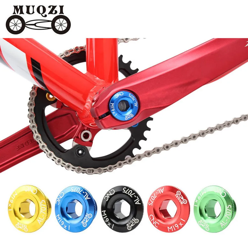 

Mountain Bicycle Crank Cover Screw Cap M19 Aluminum MTB Road Bike Crankset Bolts Cycling BB Central Axis Screws Accessories