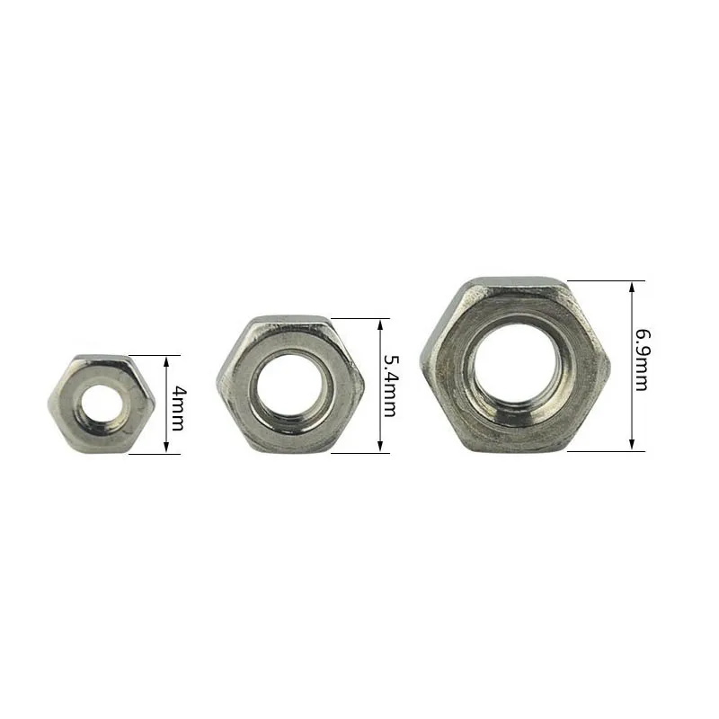 480 шт. Шестигранная головная крышка винты гайка комплект M2 M3 M4 нержавеющая сталь