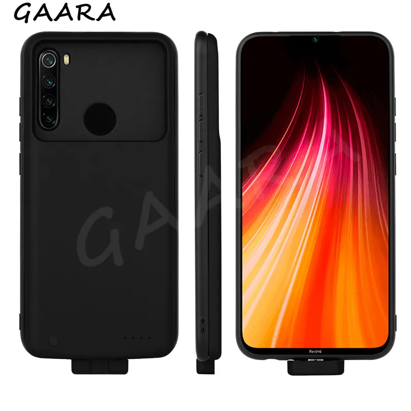 7000 мАч тонкая батарея чехол для Xiaomi Redmi Note 8 магнитный беспроводной внешний резервный чехол Redmi Note 8 Pro твердый блок питания