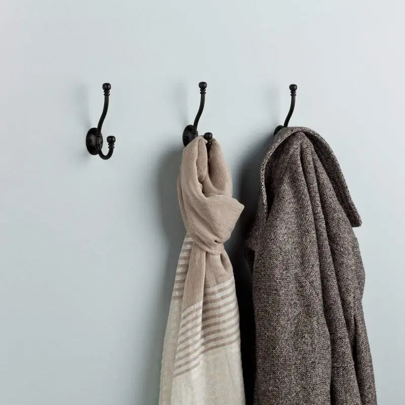New FBCHHB5-FB-C Ball End Coat and Hat Hook (5-Pack) Flat Black 5-Pack | Обустройство дома