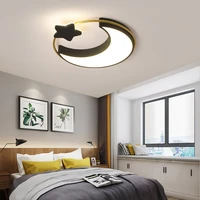 northern european childrens room ceiling lamp simple modern star lamp led creative bedroom lamp cartoon star moon room lamp