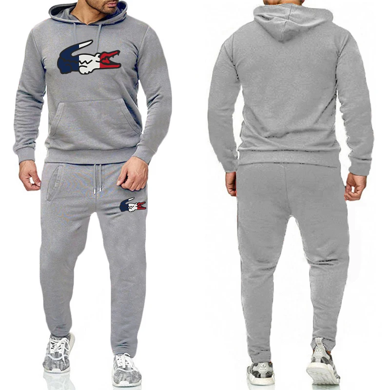 

2022 new men's sportswear Hoodie + sportswear high quality printed suit long sleeve jogging suit men's track and field suit