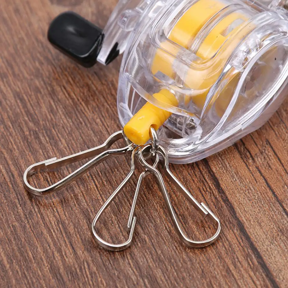 

Key Chain Portable Anti-lost Steel Wire Retractable Fishing Reel Keyring for Fisherman