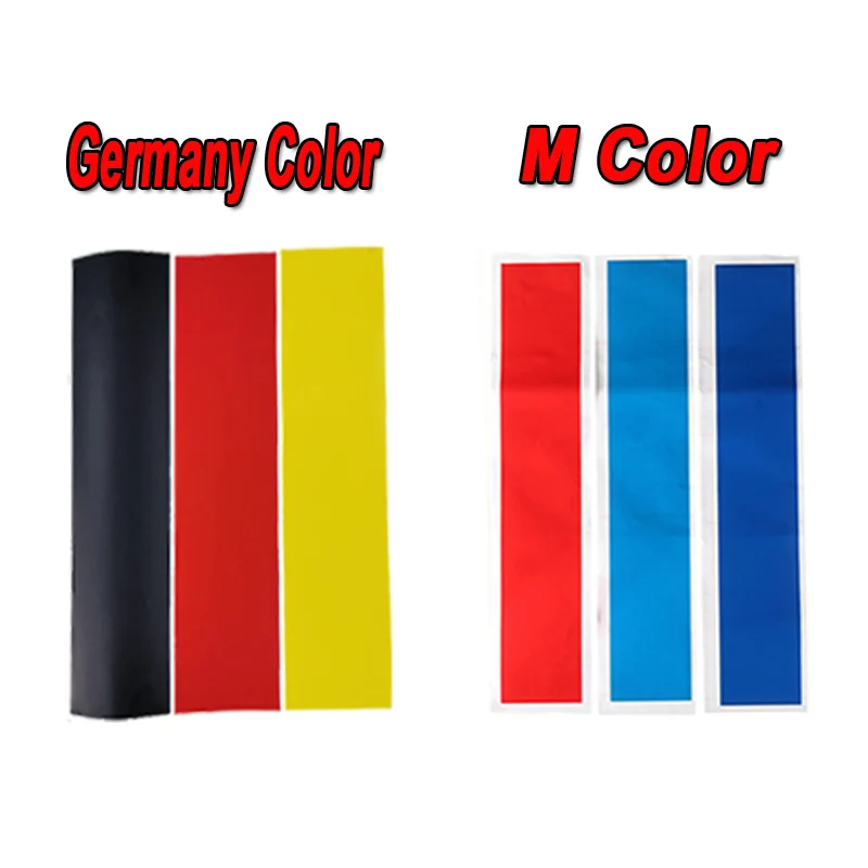 3 шт. немецкая/M цветная решетка для почек автомобильные наклейки BMW E46 Coupe X5 E53 E70 X1
