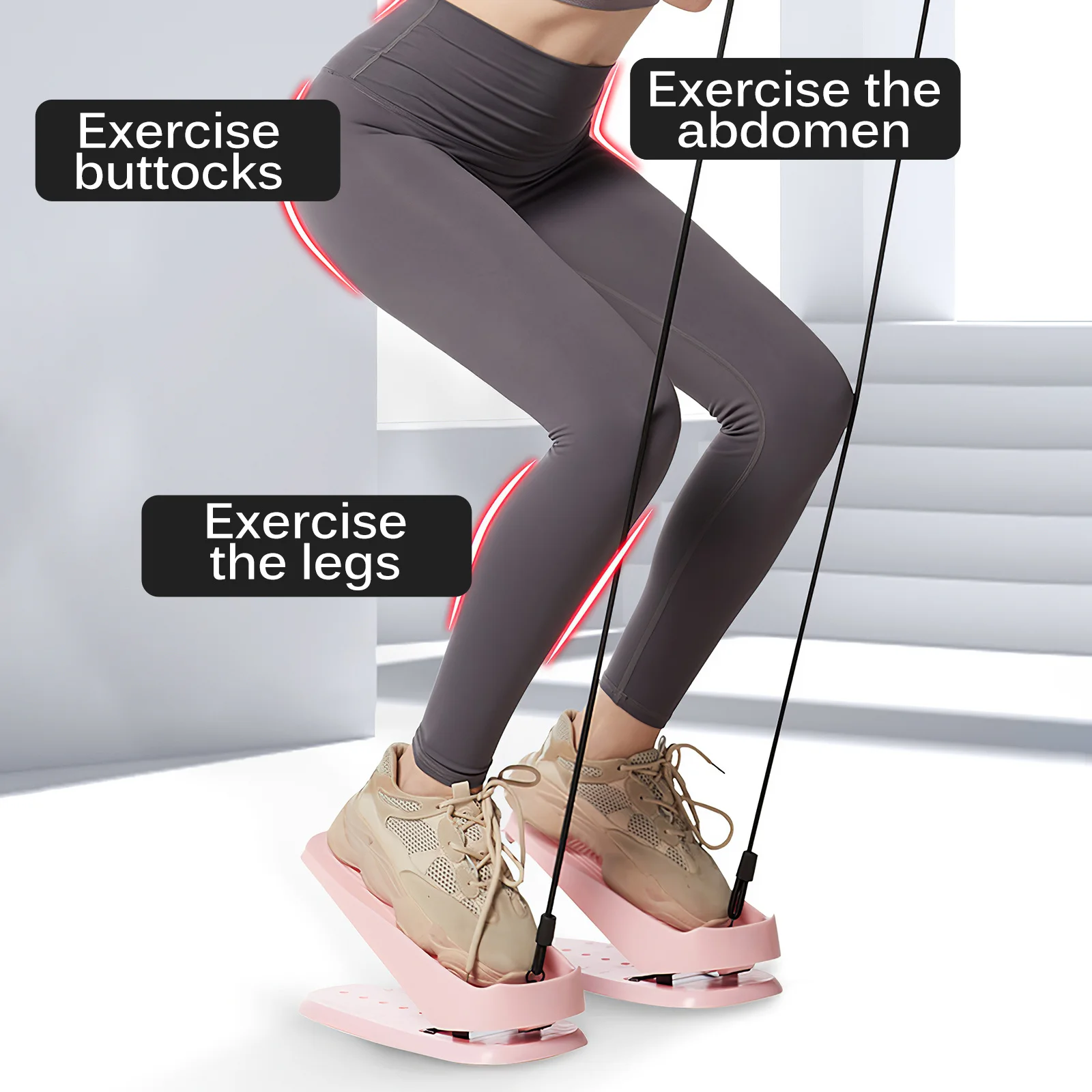 저렴한 경사 보드 근육 스트레치 보드 휴대용 발 경사 보드 홈 체육관 사무실 다리 근육 이완 휘트니스 바디 쉐이핑